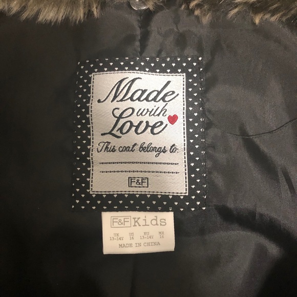F&F: KIDS XL leather jacket - Picture 4 of 4